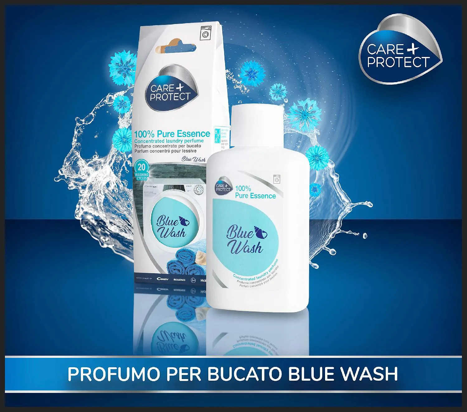 CARE+PROTECT Profumo per Bucato Lavatrice fragranza Blue Wash - 35602035