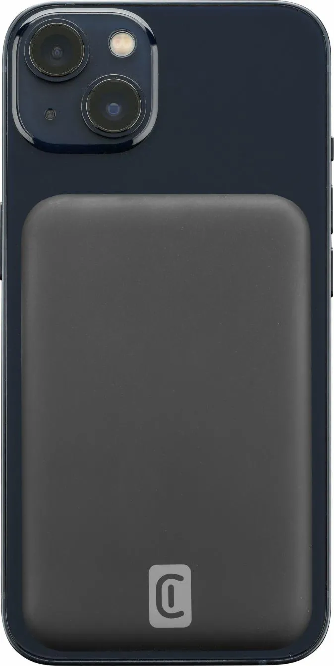 Cellularline Wireless Power Bank MAG 5000 Caricabatterie portatile  compatibile con MagSafe Nero