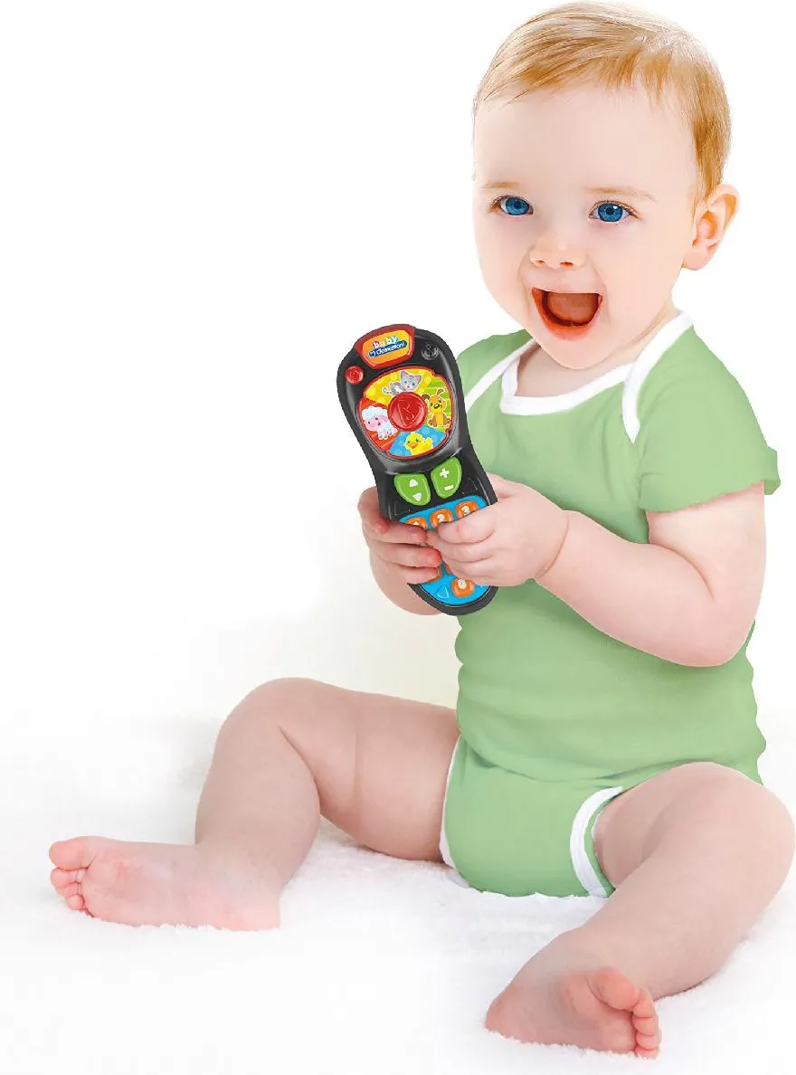 Clementoni Baby Telecomando Giocattolo per Bambini da 3 + Anni Multicolore  - 17156B
