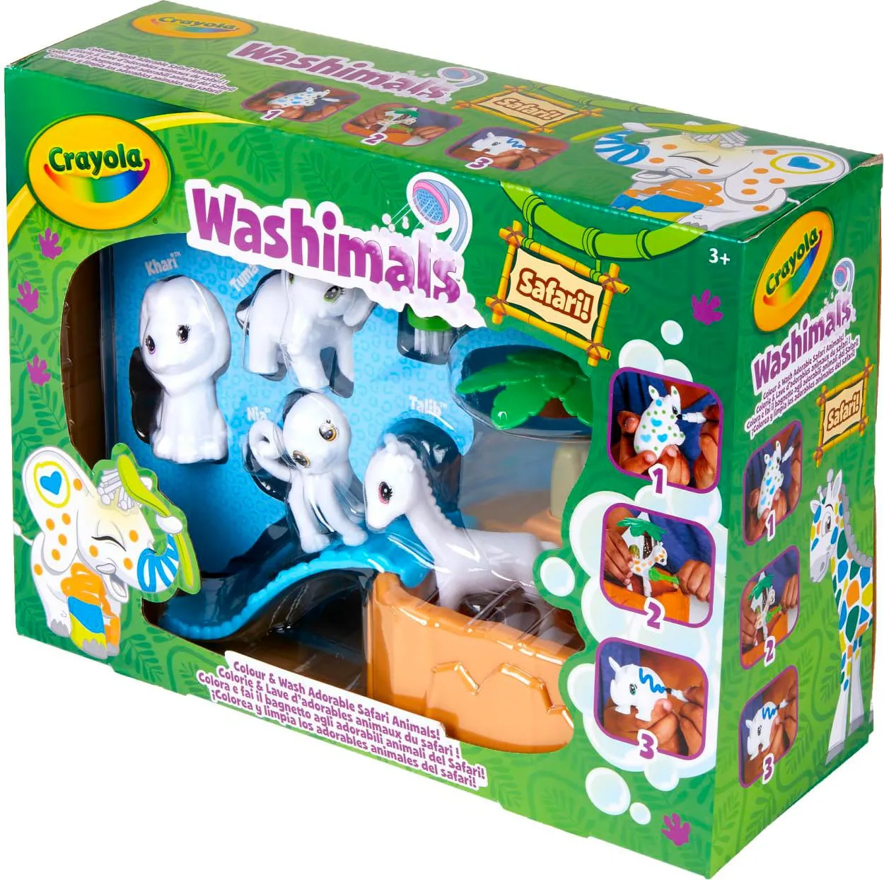 CRAYOLA WASHIMALS SET SAFARI 7328