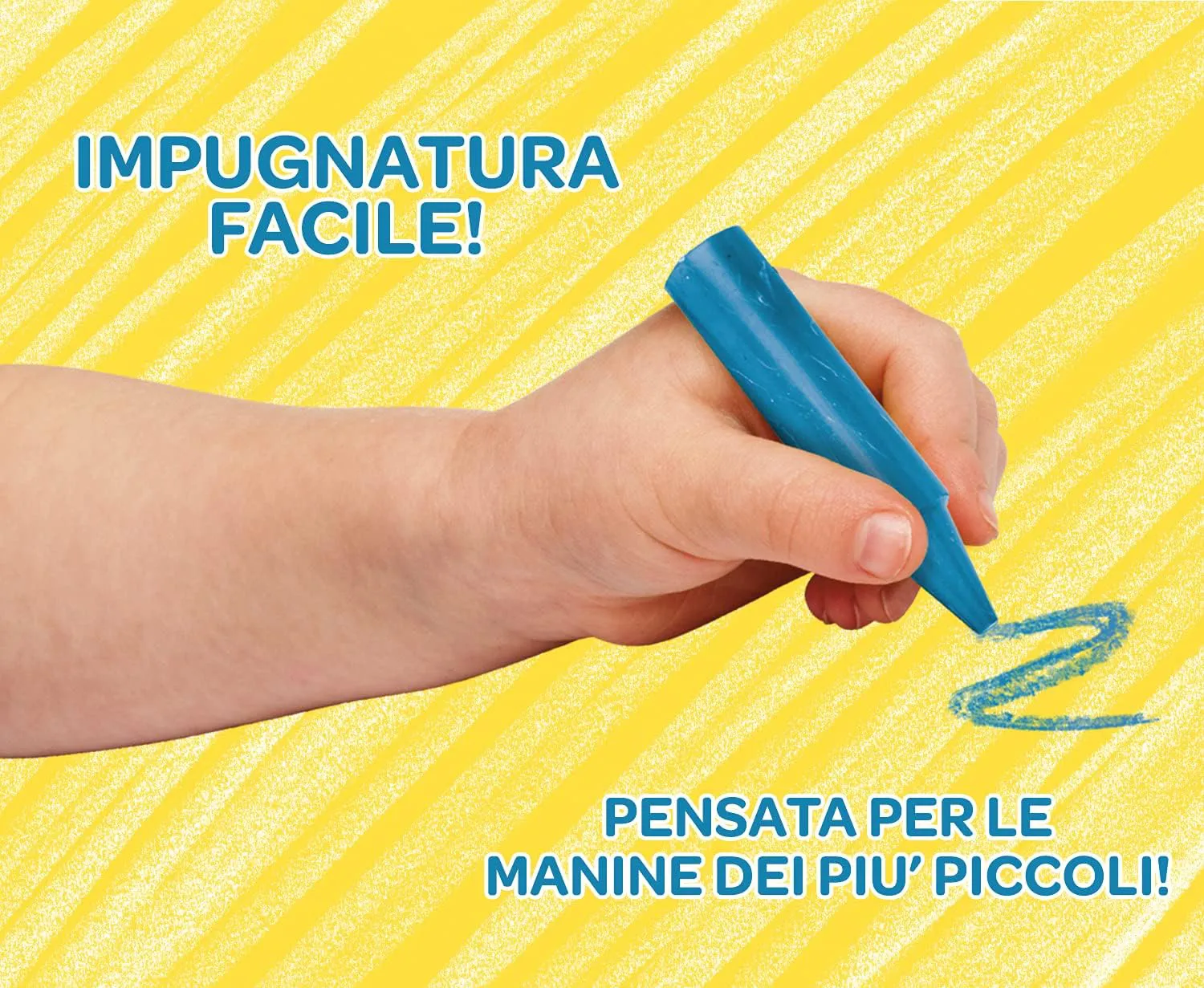 MINIKIDS 24 MAXI PASTELLI CERA