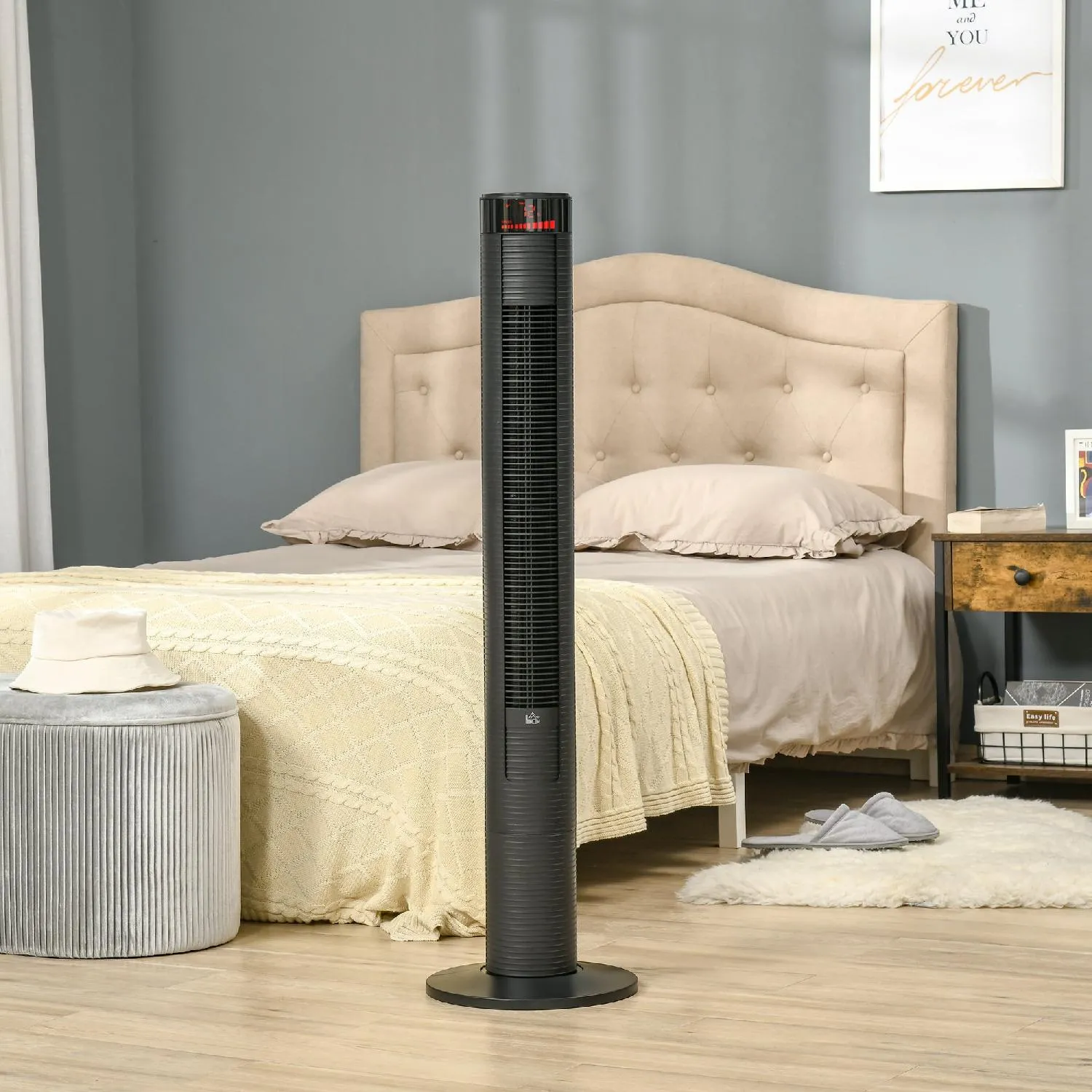 Ventilatore a Colonna 3 Velocità Telecomando DecHome 051V90BK824 Prezzi in  Offerta