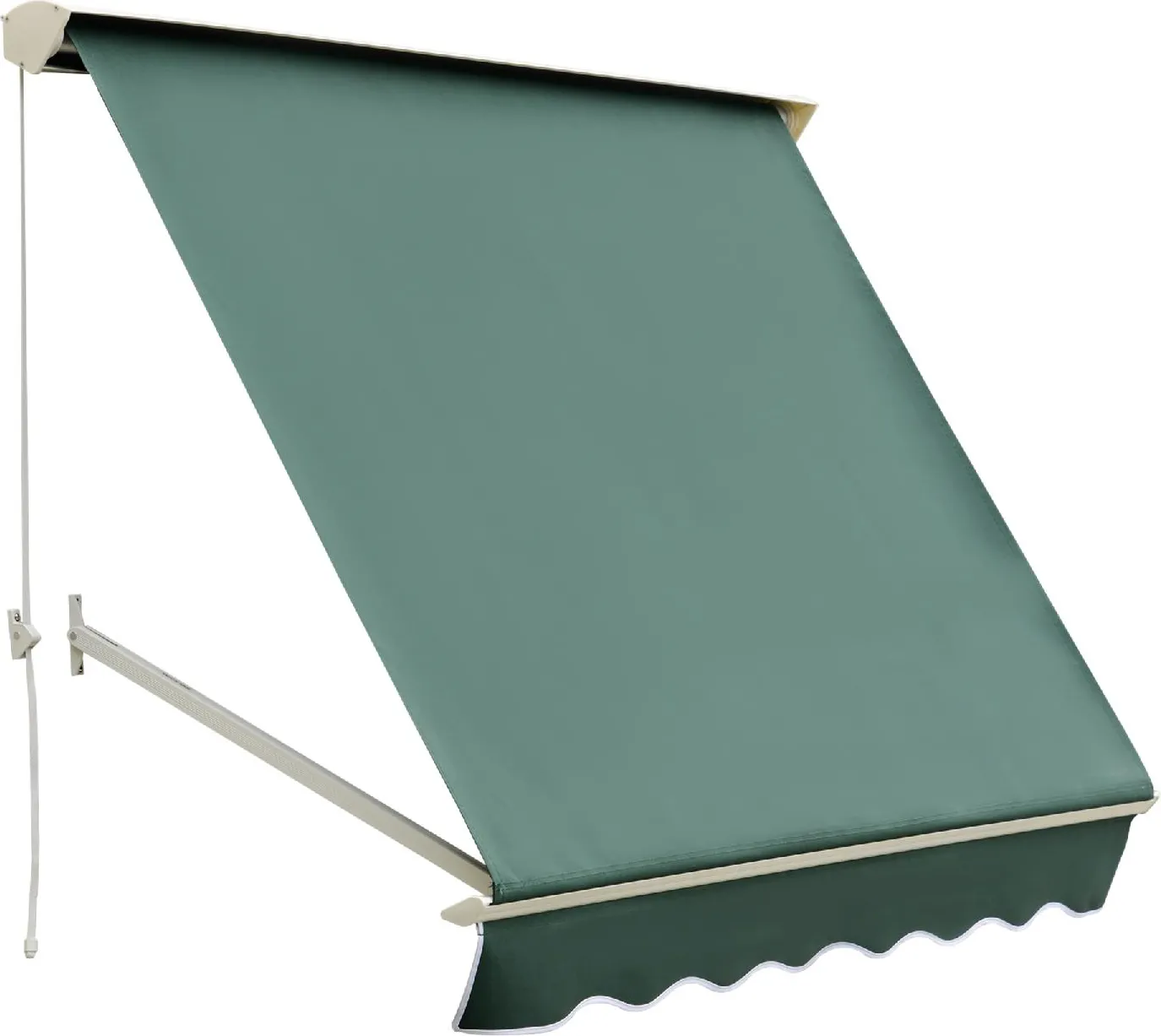 DecHome Tenda da sole da Esterno a Bracci Avvolgibile 180×70 cm colore  Verde - 6941