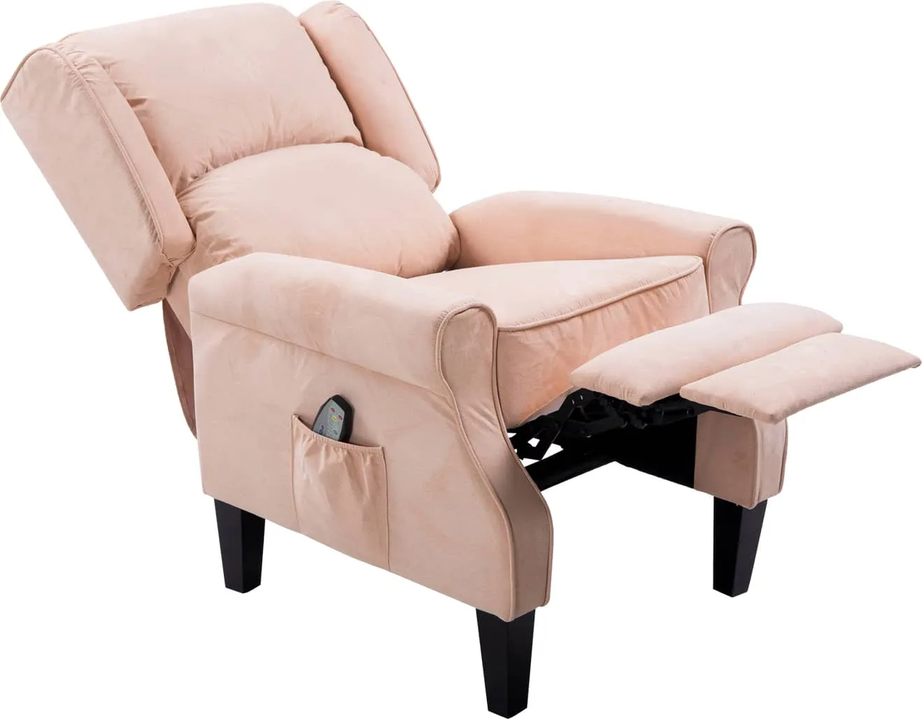 DecHome Poltrona Relax Reclinabile Poltrona Massaggiante Elettrica In  Velluto colore Beige 78x83x101 cm - 7000D8CG