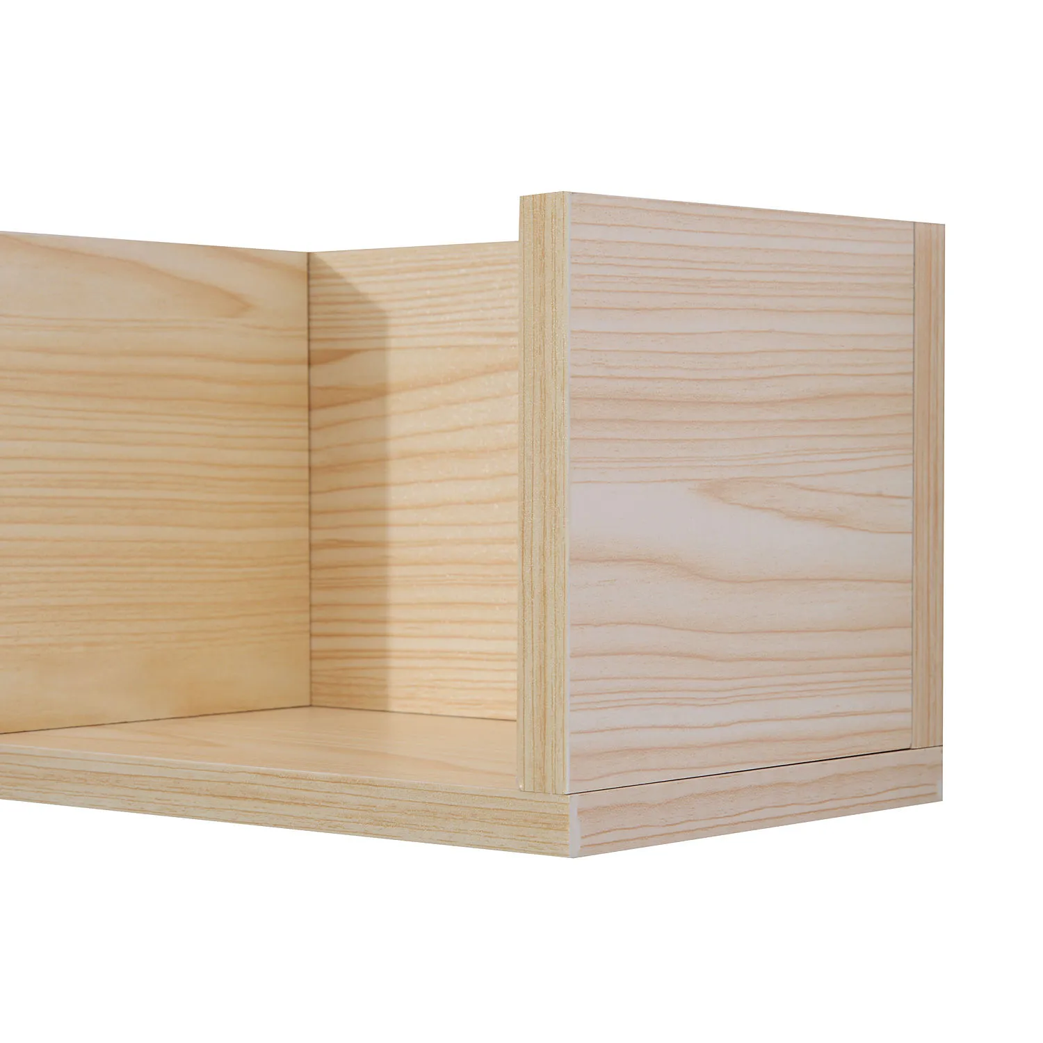 DecHome Mensola Scaffale Libreria Porta Cd In Legno 95x17x16.5 cm - 833134