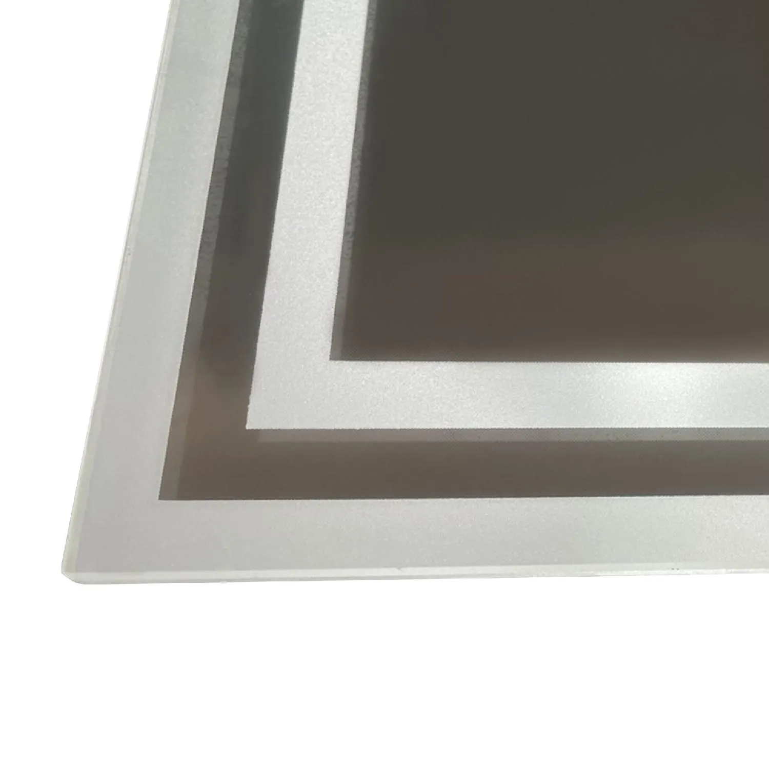 DecHome Specchio Bagno con Luce LED 3 Livelli Rettangolare Antiappannamento  e Interruttore Touch 90x70 cm colore Trasparente - 83DH1CRTR