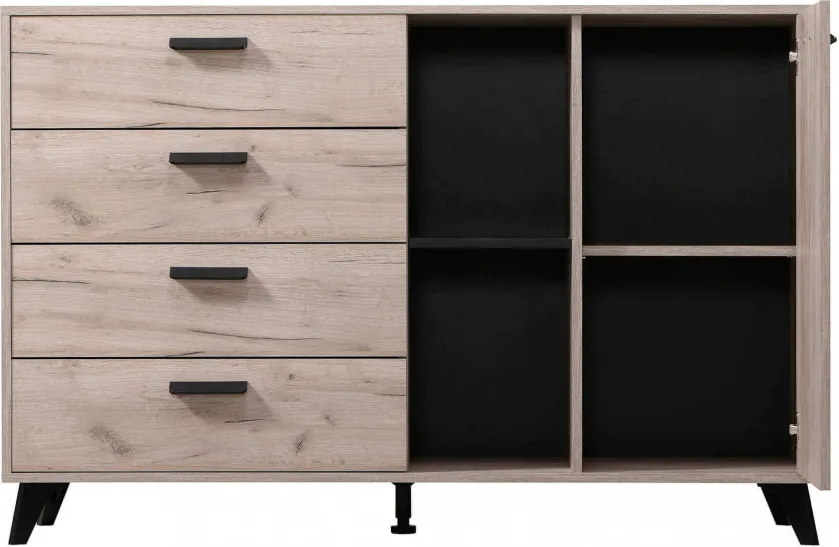 Credenza con anta scorrevole, Cassettiera, Mobile da cucina