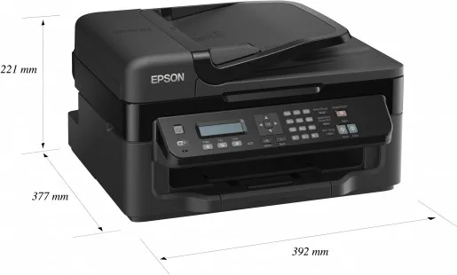 Epson Stampante multifunzione-stampante fotocopiatrice scanner fax Inkjet a  colori A4 USB 2.0 Wireless senza fili - C11CC37302 WorkForce WF-2530WF