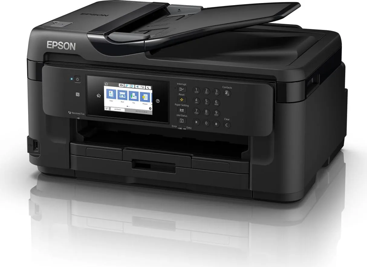 Epson Stampante Multifunzione Inkjet a Colori Stampa A3 Scanner FAX Wifi  Airprint - C11CG36413