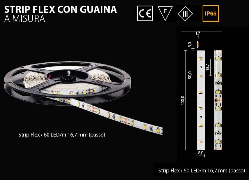 Strisce led flessibili, Vendita strisce led, Strisce led adesive