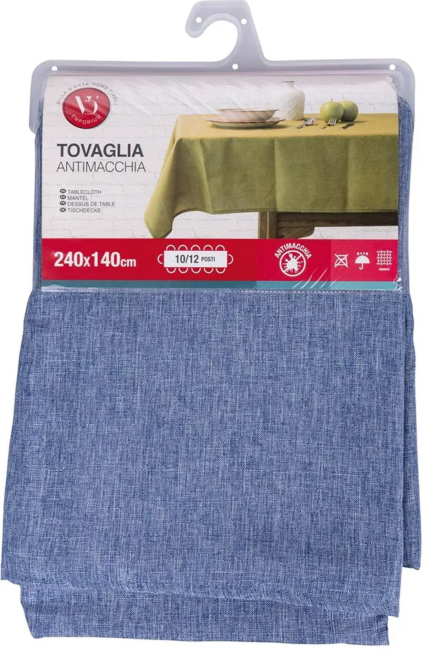 Tovaglia antimacchia 140x240 cm in poliestere Galileo 2191452