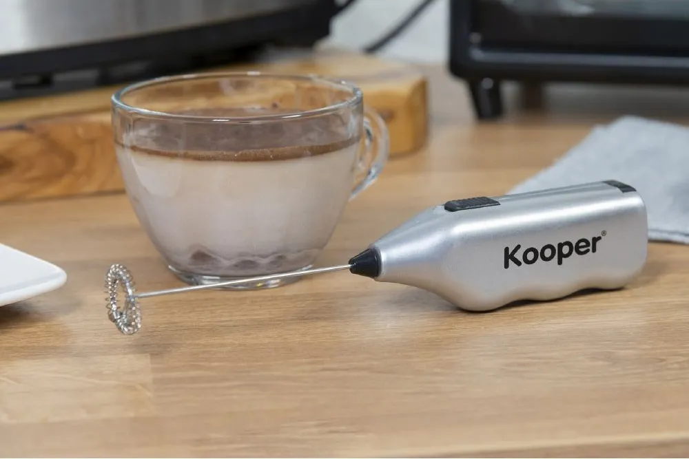 Galileo Frullino montalatte elettrico a immersione con mini frusta in  acciaio Coffee Creamer Kooper - 2197578