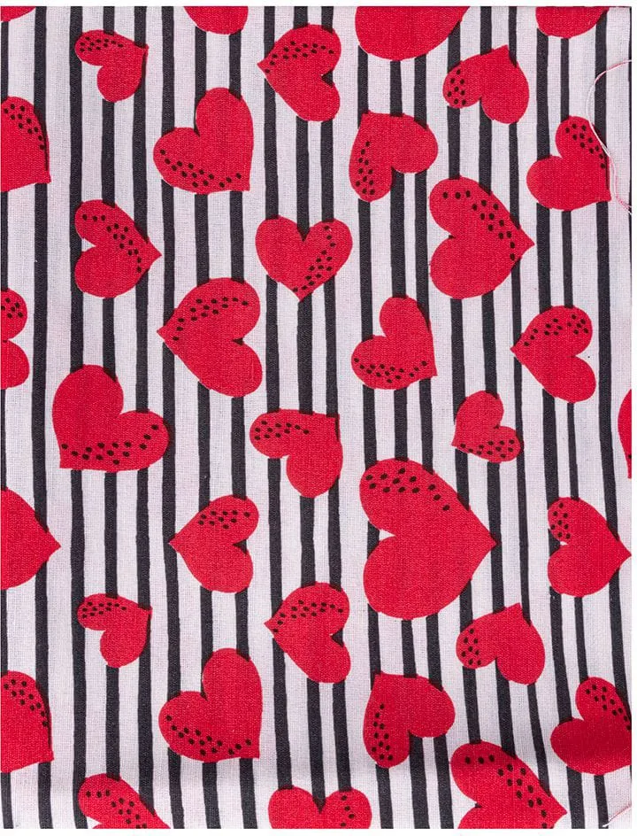 Galileo Tovaglia 140x240 cm in policotone 12 posti tavola Cherry Love -  5912479