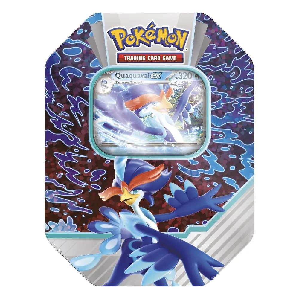 Gamevision Carte Gioco Pokemon Tin Collezione Partner Di Paldea Per Bambini  da 6+ Anni colore Assortito - Pk60311 I - PK60311 I