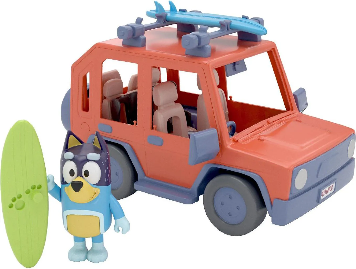 Giochi Preziosi Bluey Jeep con Personaggio Playset per Bambini da 3+ Anni -  G18SI0