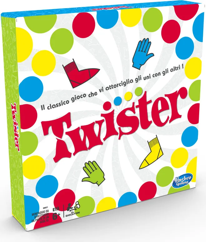 Hasbro Twister Gioco da Tavolo Per Bambini da 6+ Anni - 98831456