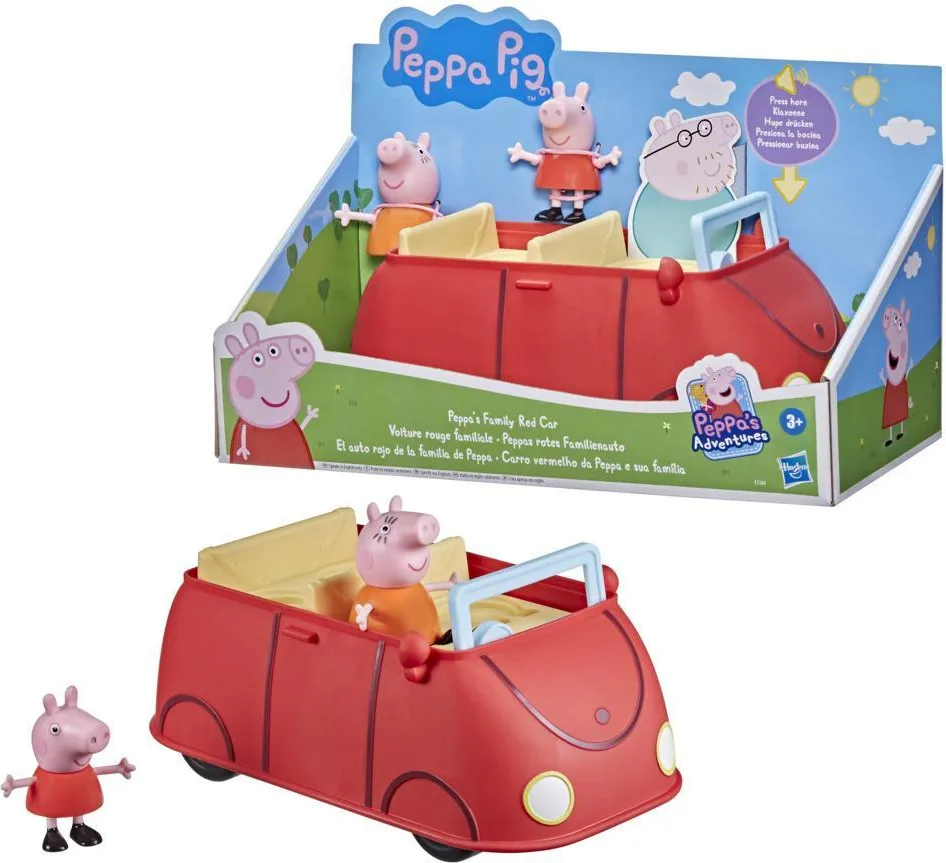 Hasbro L'Automobile di Famiglia di Peppa Pig Playset per Bambini da 3+ Anni  - F2184