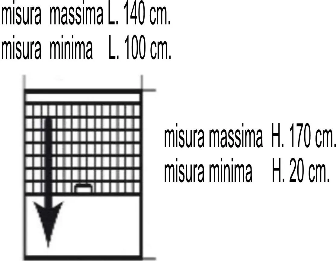 Zanzariera a Rullo per Finestra 140x170 cm IRS ZV06114017017