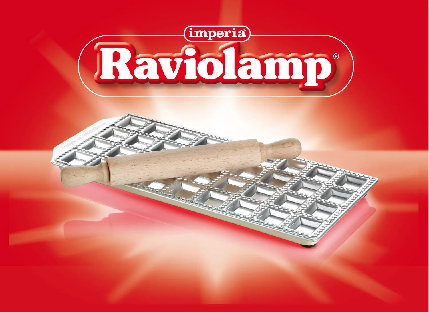 Stampo per pasta da 36 ravioli classici