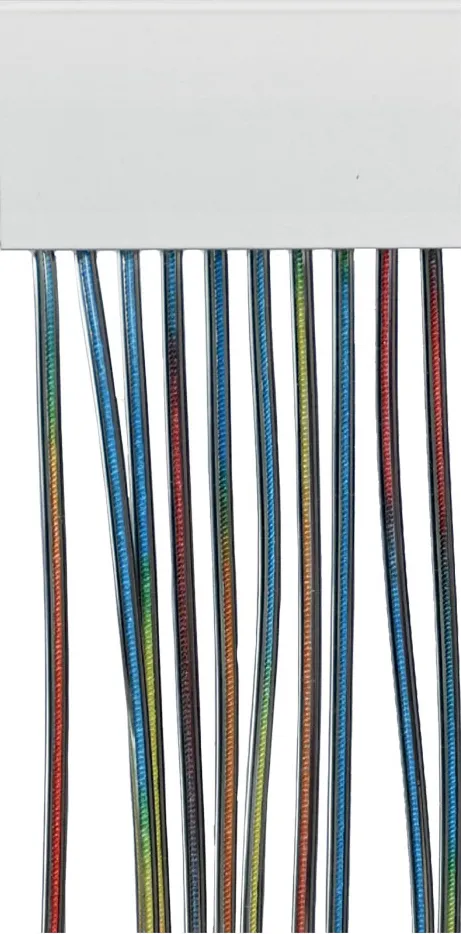 Italy Tenda Antimosche PVC a Cordoncino 125x230 cm colore Marrone