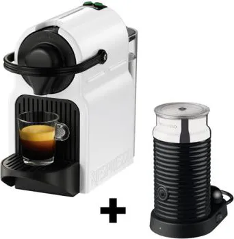 KRUPS Macchina Caffè Espresso Sistema di ricarica Capsule Nespresso con  Cappuccinatore - XN 1011 Inissia & Aeroccino