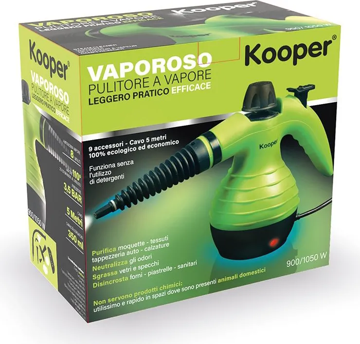 Pulitore a vapore 1050W