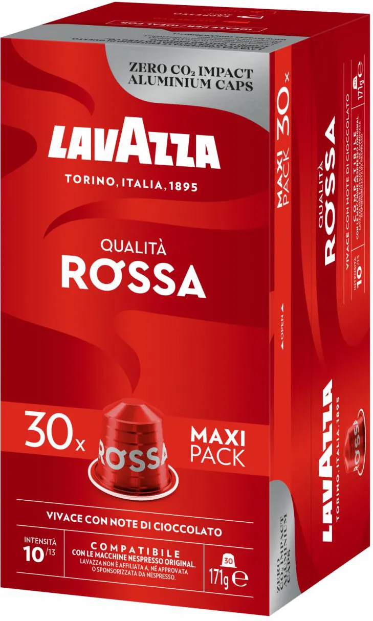 LAVAZZA Capsule Caffè Compatibili Nespresso Qualità Rossa Confezione da 30  pz - 7035