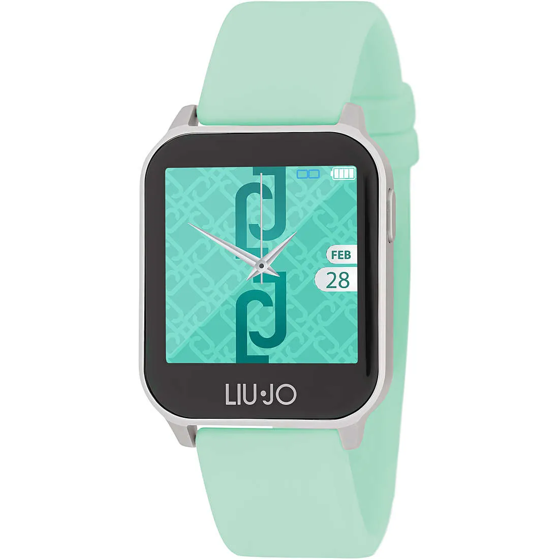 OROLOGIO SMARTWATCH LIUJO SILVER SILICONE NERO LIUJO