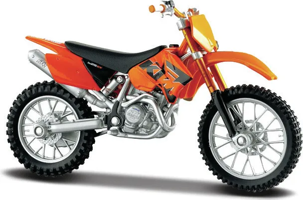 Modellino Motocicletta Motocross Enduro MAISTO Scala 1:18 Modelli
