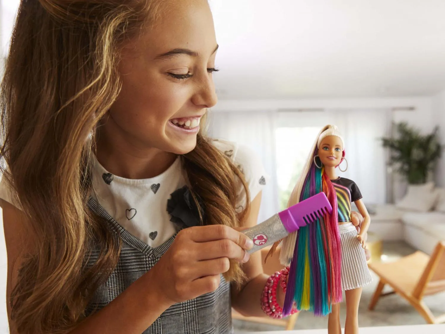 Barbie Capelli Arcobaleno di Mattel