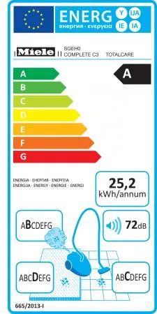 Miele Aspirapolvere con Sacco a Traino Potenza 2000 Watt colore Nero - S700  PARKETT