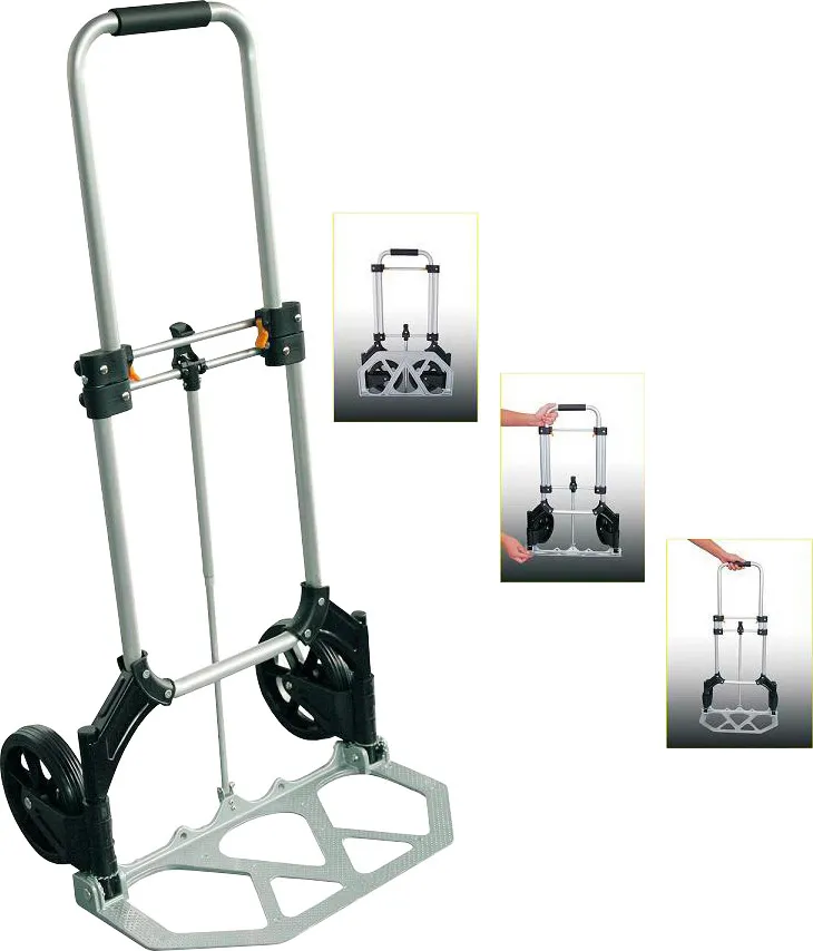 Carrello Portapacchi in Alluminio con 4 ruote max 80 kg NBrand 18-1305  Prezzo in Offerta su Prezzoforte