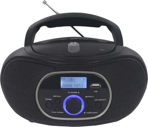 New Majestic AH260 DAB+ Boombox Lettore CD Mp3 Radio FM