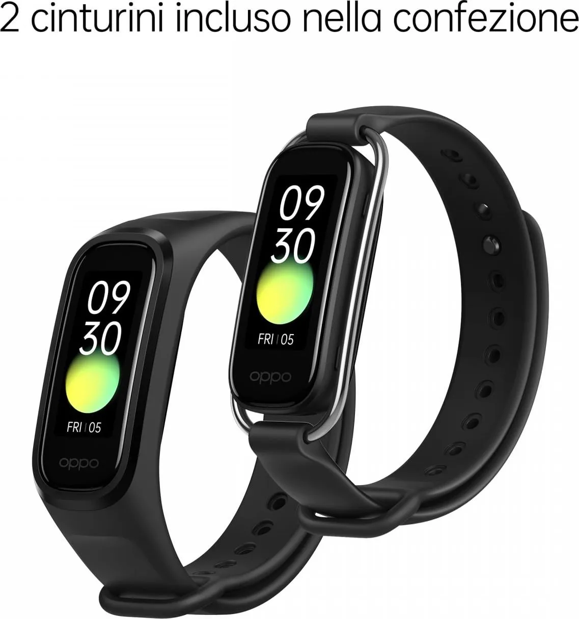 Oppo Smartwatch con Schermo AMOLED a Colori 1.1'' Nero - 6202349