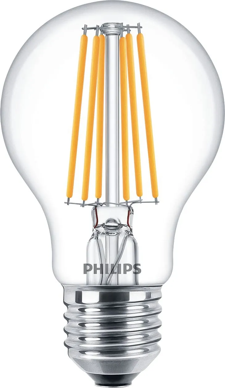 Philips Lampadina LED Goccia E27 Potenza 8 Watt colore luce Bianco Caldo  Temperatura 2700 K - PHILED75