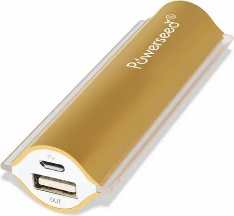 POWERSEED Caricabatterie Portatile Universale compatibile con GPS  Smartphone Console portatile colore Oro - PS-2400 ORO