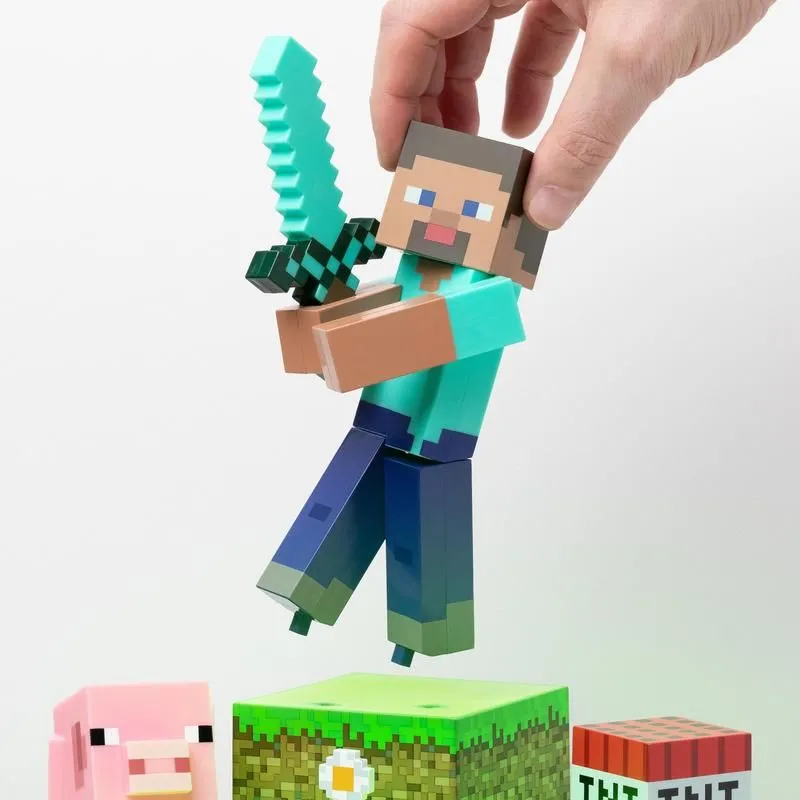 Minecraft Steve Diorama (Lampada) 