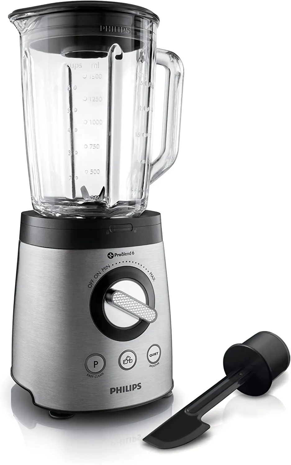 Philips Frullatore con bicchiere Potenza 900 Watt Tritaghiaccio Capacità in  litri 2 - HR2195/00