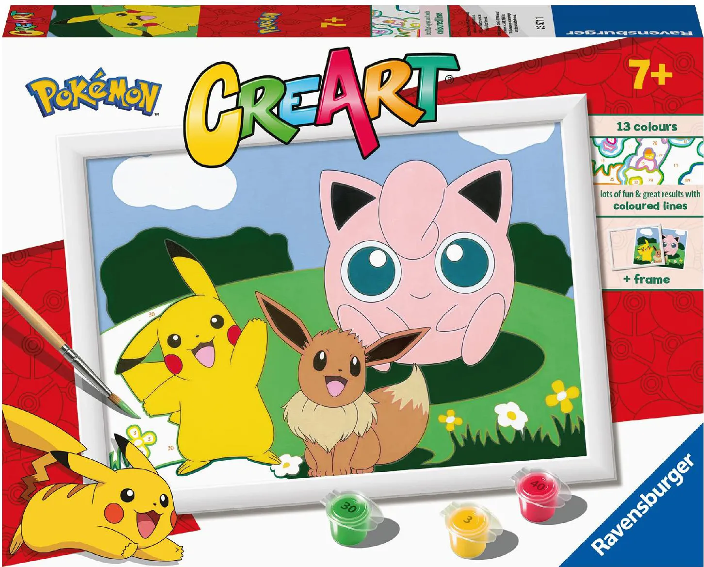 Ravensburger CreArt Serie D: Pokemon Classics Gioco Creativo da