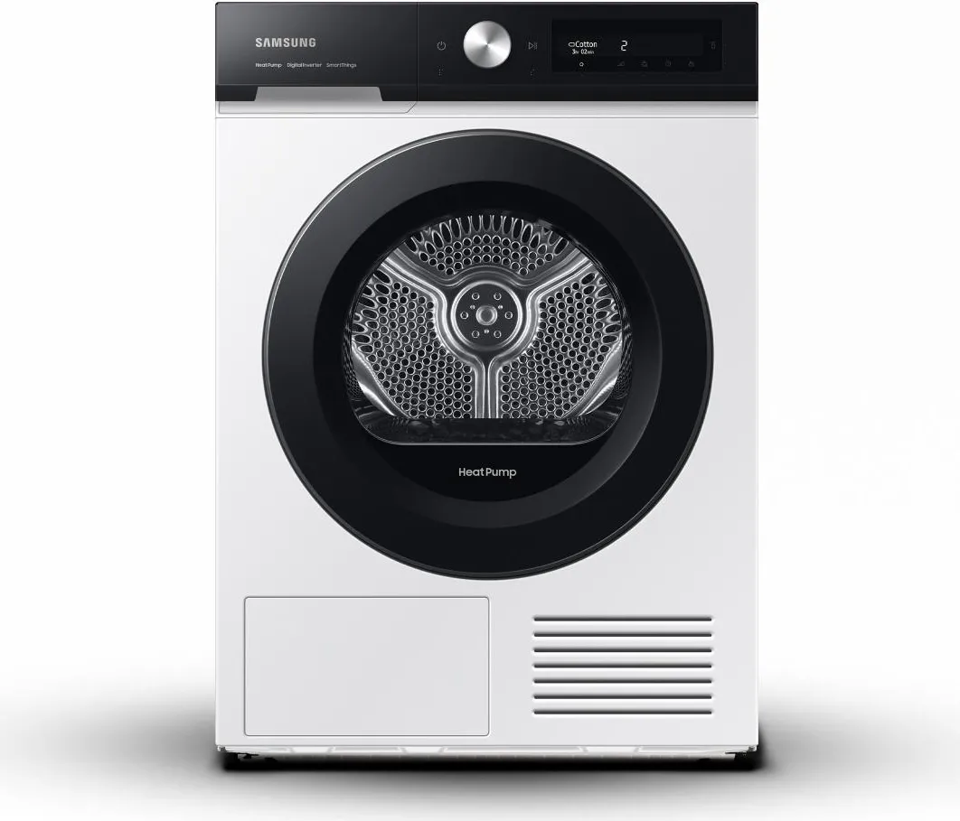 Asciugabiancheria 9Kg AI CONTROL Optimal dry Bianco e Nero Classe A+++  (2021) DV90BB5245AES3