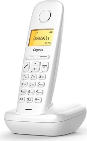 Siemens Telefono Cordless DECT ECO GAP 50 Voci in Rubrica Id Chiamante colore  Bianco - A170