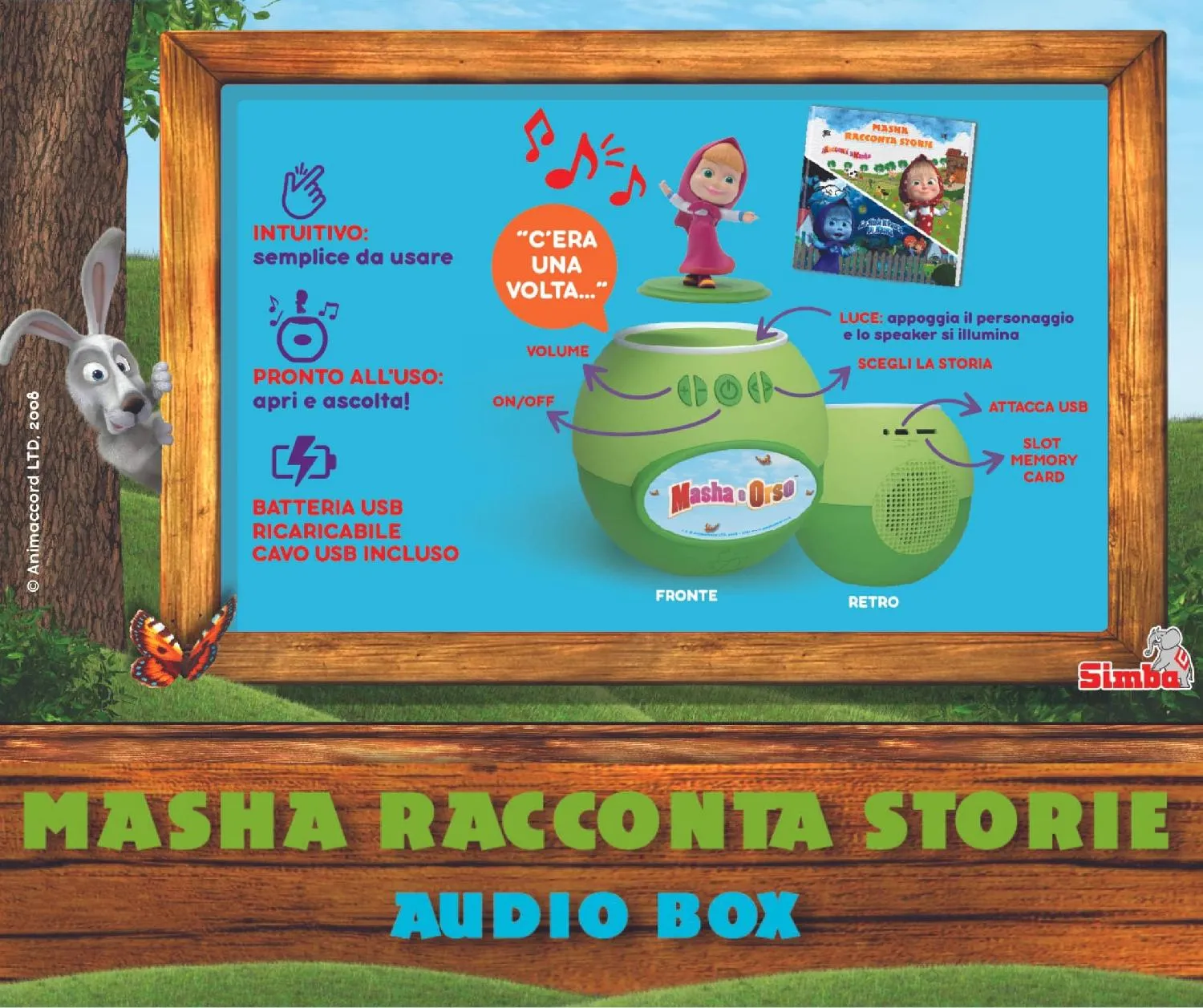 Simba 7101100076 Masha Racconta Storie - Audible Box Incluse 24 Storie -  130 Minuti, Catalogo prodotti