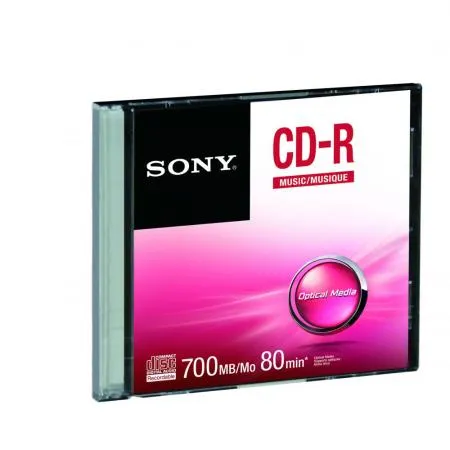 Sony CD Audio Vergine da 80 minuti CRM80SS