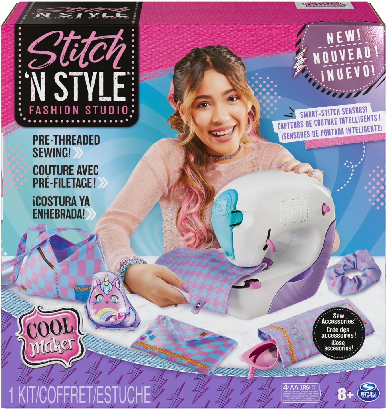 Spin Master Cool Maker: Stitch 'N Style Macchina Da Cucire Giocattolo Per  Bambini da 8+ Anni - 6063925