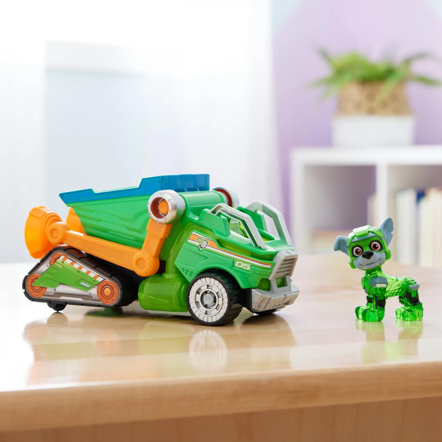 Spin Master Paw Patrol: Camion dei Rifiuti di Rocky con Playset Per Bambini  da 3+ Anni - 6067508