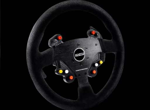 THRUSTMASTER Rally Wheel Add-On Sparco R383 Mod Volante PC Digitale USB  Nero - 4060131