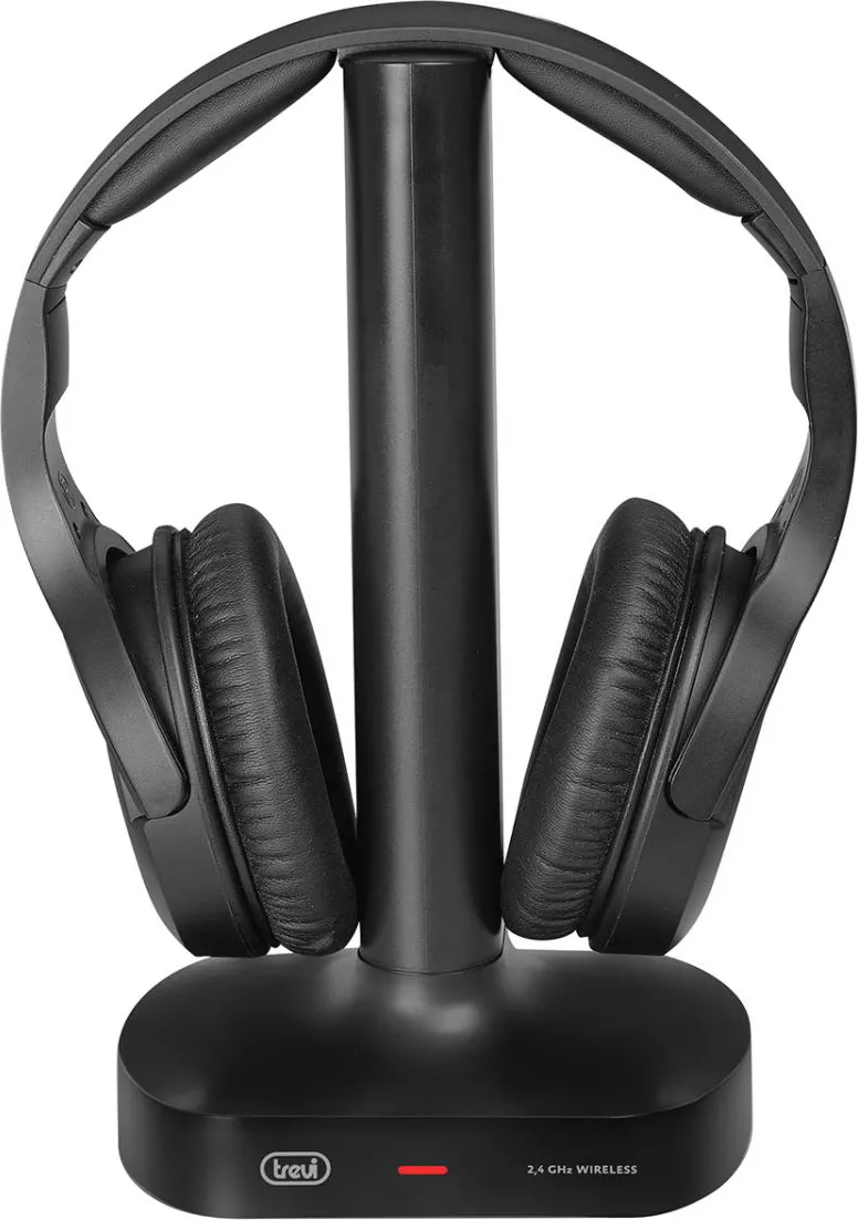 TREVI Cuffie Wireless, Stereo, ideali per ascoltare Musica, Colore Nero - FRS  1480 R