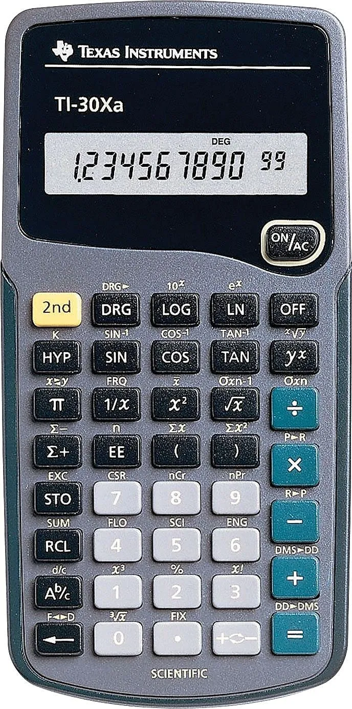 Texas Instruments Calcolatrice scientifica 10 cifre colore Nero, Grigio -  5803003 TI-30Xa