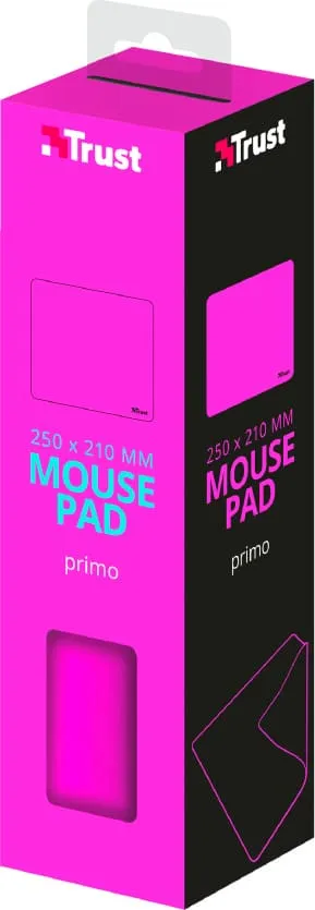Trust Tappetino Mouse Mouse Pad in Gomma colore Rosa - 22756 Primo Summer  Pink