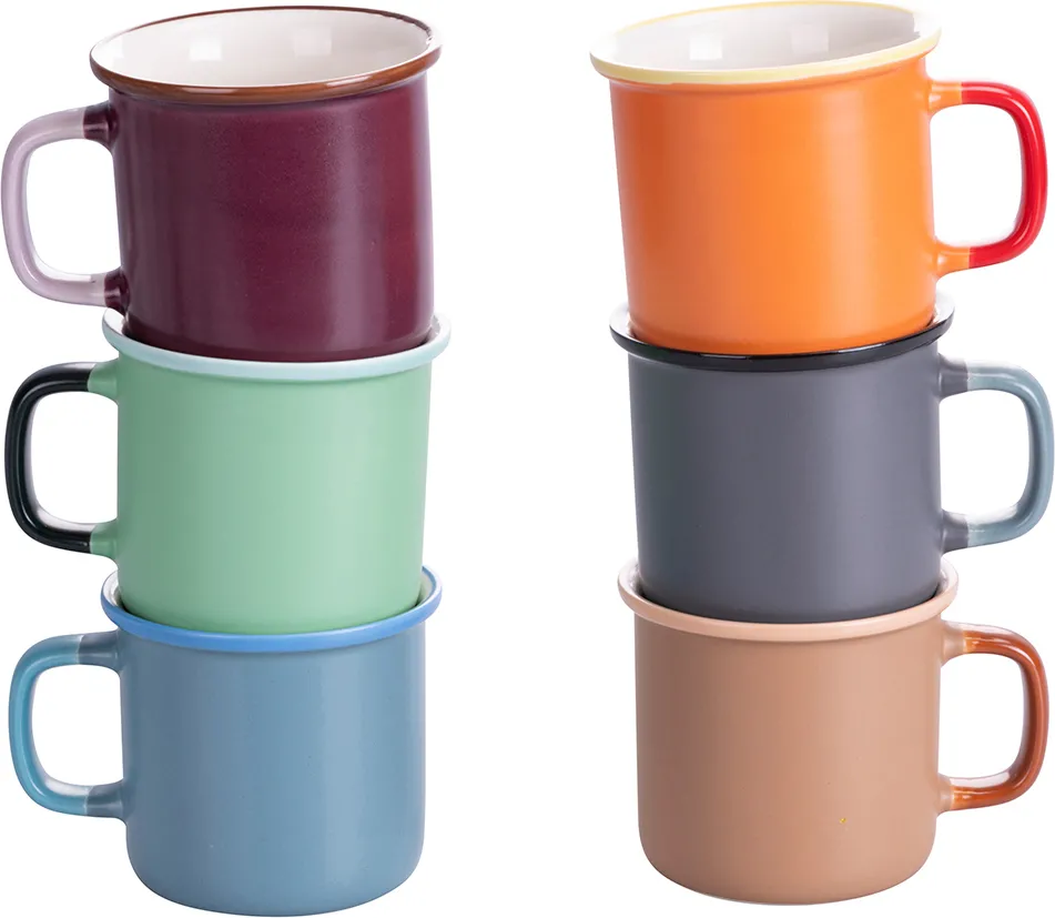 Tazza colazione 350 ml in new bone china Colors